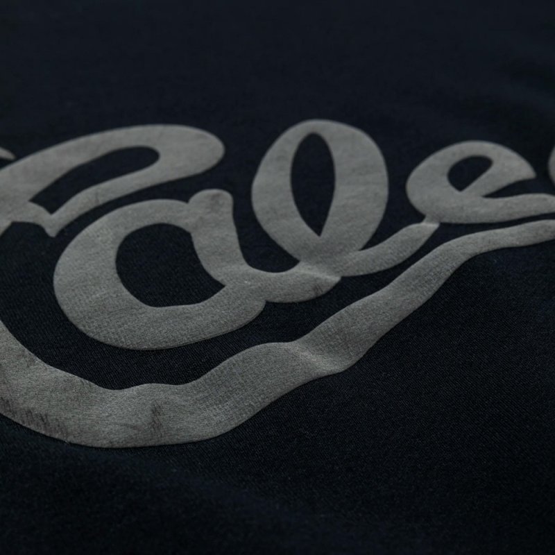 画像3: CALEE/CALEE FOAMING LOGO CREW NECK SW（BLACK）［クルーネックスウェット-24秋冬］