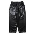 COOTIE PRODUCTIONS/Faux Leather 5 Pocket Wide Easy Pants