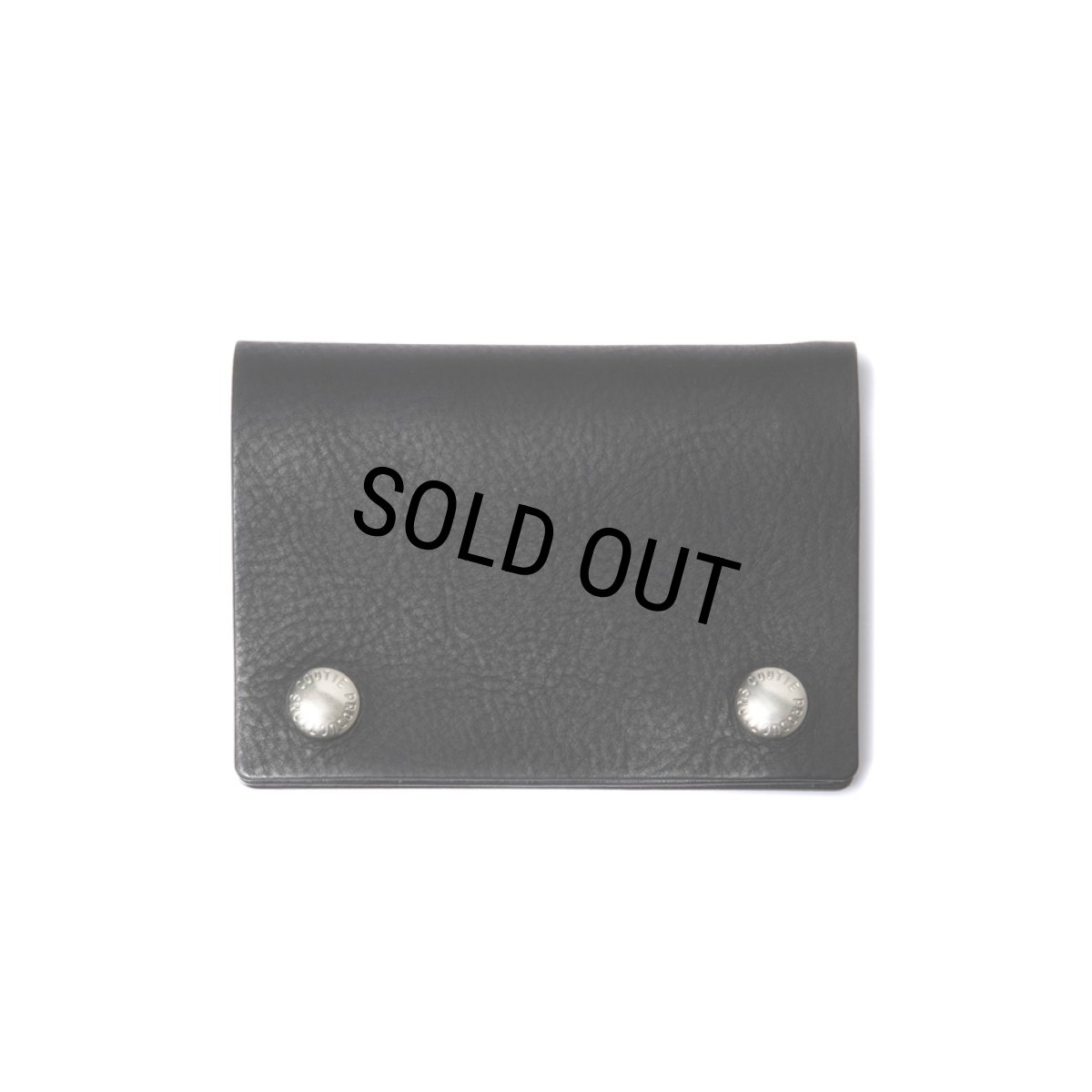 画像1: COOTIE PRODUCTIONS/Leather Trucker Wallet（Black）［レザートラッカーウォレット-24秋冬］ (1)