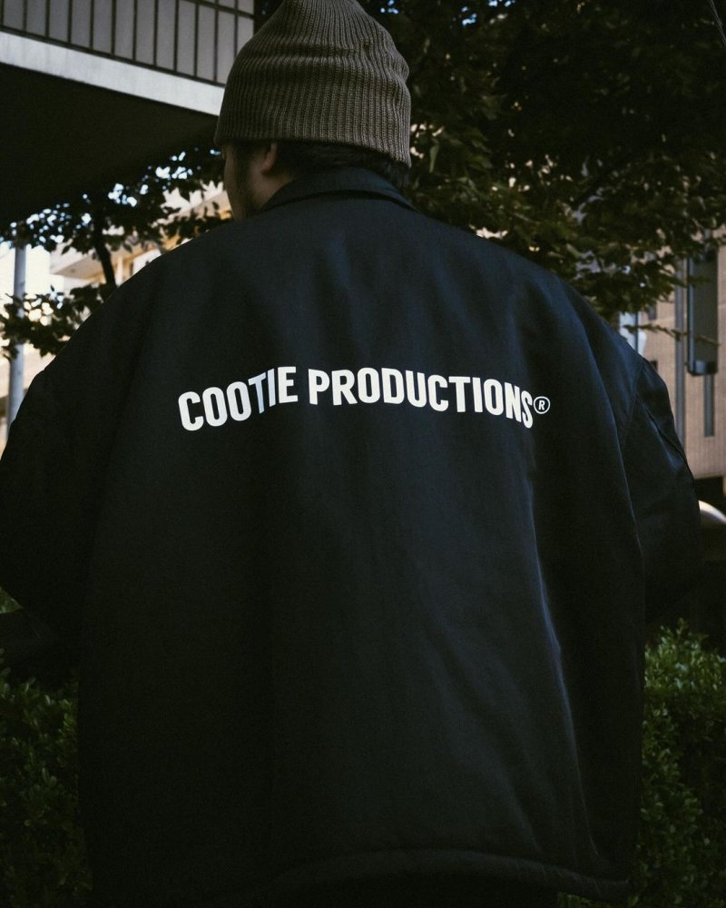 画像3: COOTIE PRODUCTIONS/Error Fit Padded Coach Jacket（Black）［エラーフィットコーチJKT-24秋冬］