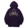 【30％OFF】CALEE/CALEE LOGO PULLOVER HD ＜NATURALLY PAINT DESIGN＞（PURPLE）［プルオーバーパーカー-24秋冬］
