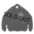 COOTIE PRODUCTIONS/Wool Mossa Stadium Jacket（Black）［スタジアムJKT-24秋冬］
