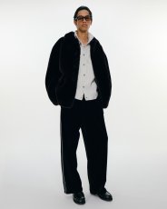 画像7: COOTIE PRODUCTIONS/Faux Fur Car Coat（Black）［フェイクファーカーコート-24秋冬］ (7)