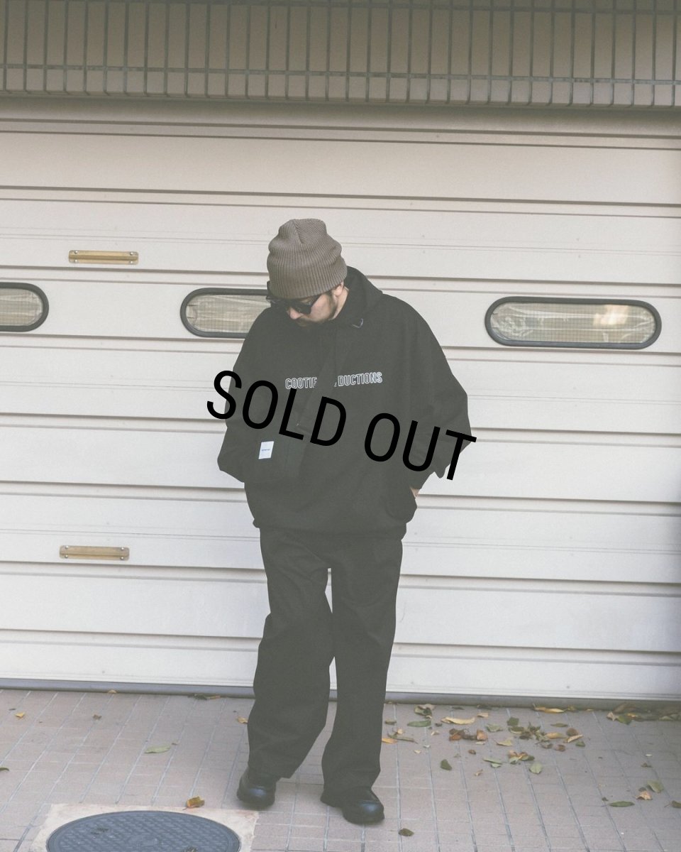 画像5: COOTIE PRODUCTIONS/Polyester Ripstop Jersey Hoodie（Black）［ポリエステルリップストップフーディー-24秋冬］ (5)