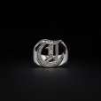画像2: ANTIDOTE BUYERS CLUB/Engraved Initial Ring（Silver） (2)