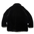 COOTIE PRODUCTIONS/Faux Fur Car Coat（Black）［フェイクファーカー