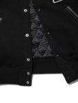 画像4: COOTIE PRODUCTIONS/Wool Mossa Stadium Jacket（Black）［スタジアムJKT-24秋冬］