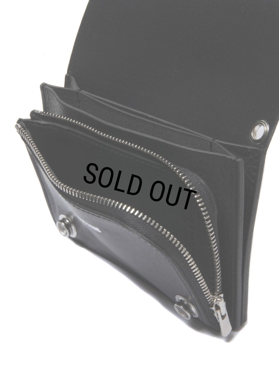 画像5: COOTIE PRODUCTIONS/Leather Trucker Wallet（Black）［レザートラッカーウォレット-24秋冬］ (5)