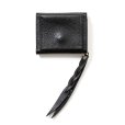 画像2: CALEE/PLANE LEATHER MULTI WALLET＜STUDS CHARM＞（BLACK）［マルチウォレット-24秋冬］ (2)