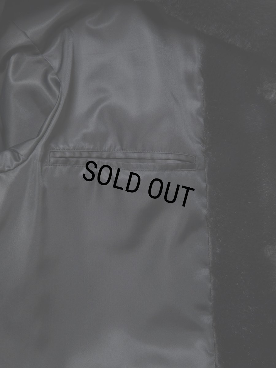 画像5: COOTIE PRODUCTIONS/Faux Fur Car Coat（Black）［フェイクファーカーコート-24秋冬］ (5)