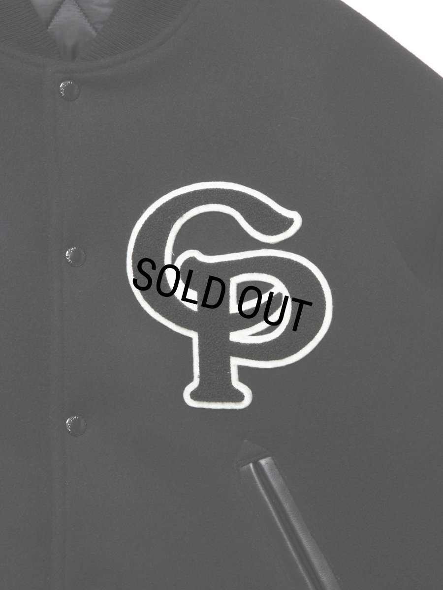 画像3: COOTIE PRODUCTIONS/Wool Mossa Stadium Jacket（Black）［スタジアムJKT-24秋冬］ (3)