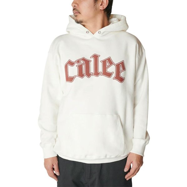 画像2: CALEE/CALEE LOGO PULLOVER HD ＜NATURALLY PAINT DESIGN＞（PURPLE）［プルオーバーパーカー-24秋冬］