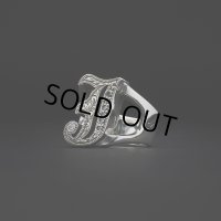 ANTIDOTE BUYERS CLUB/Engraved Initial Ring（Silver）