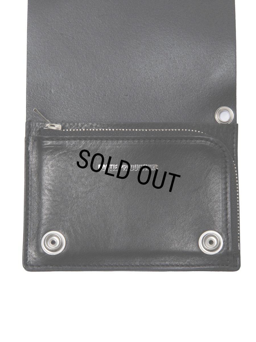 画像3: COOTIE PRODUCTIONS/Leather Trucker Wallet（Black）［レザートラッカーウォレット-24秋冬］ (3)