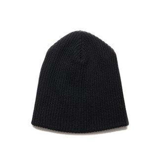 COOTIE PRODUCTIONS/Rib Stitch Cuffless Beanie（Black）［カフレス