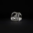 画像2: ANTIDOTE BUYERS CLUB/Engraved Initial Ring（Silver） (2)