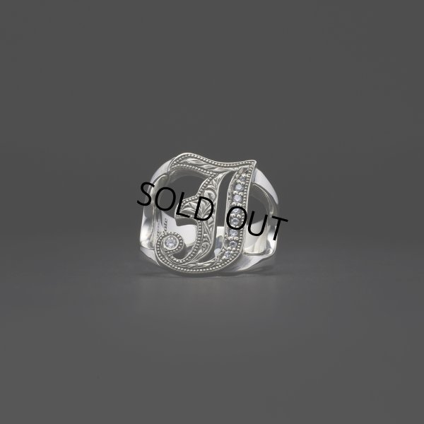 画像2: ANTIDOTE BUYERS CLUB/Engraved Initial Ring（Silver）