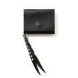画像1: CALEE/PLANE LEATHER MULTI WALLET＜STUDS CHARM＞（BLACK）［マルチウォレット-24秋冬］ (1)