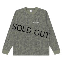 BlackEyePatch/OE LOGO PYTHON L/S TEE（OLIVE）