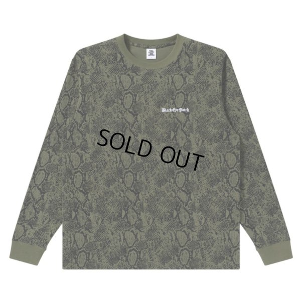 画像1: BlackEyePatch/OE LOGO PYTHON L/S TEE（OLIVE）