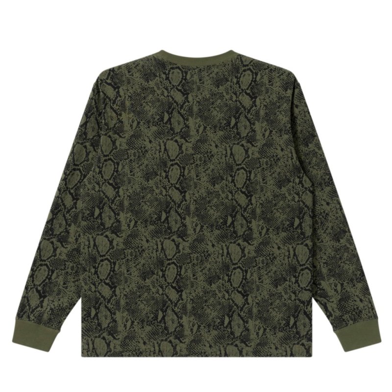 画像2: BlackEyePatch/OE LOGO PYTHON L/S TEE(OLIVE)
