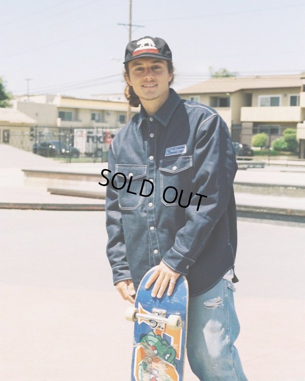 画像3: CHALLENGER/DENIM LINING SHIRT（BLACK）［デニムライニングシャツ-24秋冬］