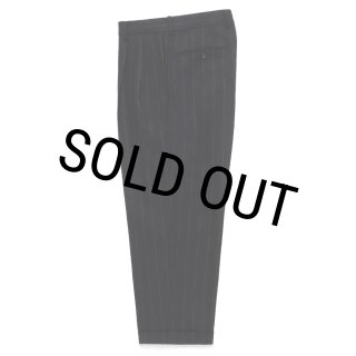WACKO MARIA/DORMEUIL / DOUBLE PLEATED TROUSERS（BLACK