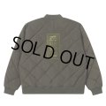 BlackEyePatch/HWC LABEL EMBROIDERED QUILTED JACKET（OLIVE）