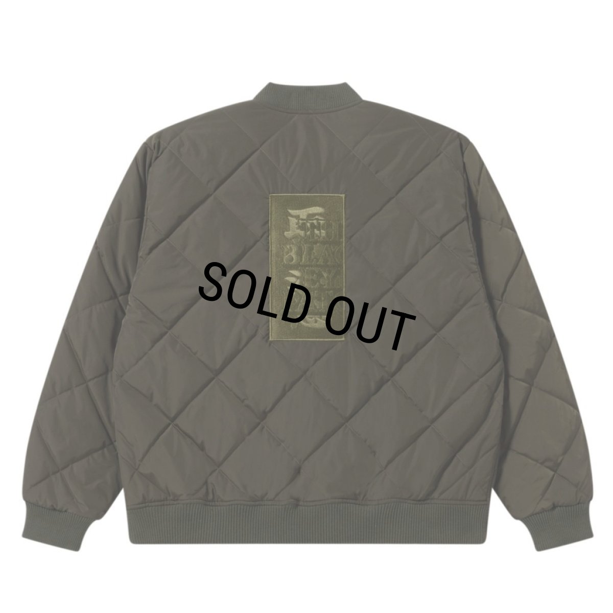 画像1: BlackEyePatch/HWC LABEL EMBROIDERED QUILTED JACKET(OLIVE) (1)
