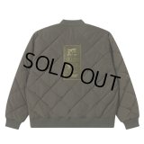 BlackEyePatch/HWC LABEL EMBROIDERED QUILTED JACKET（OLIVE）