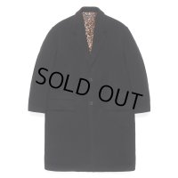 WACKO MARIA/CHESTERFIELD COAT（BLACK）［チェスターフィールドコート-24秋冬］