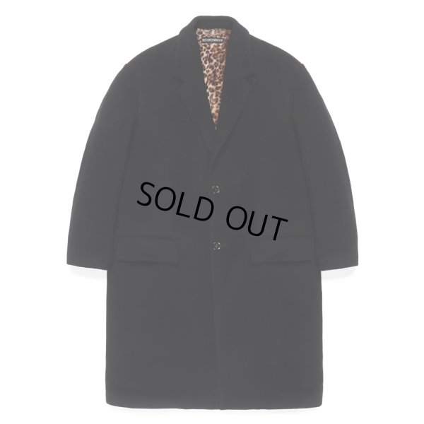 画像1: WACKO MARIA/CHESTERFIELD COAT（BLACK）［チェスターフィールドコート-24秋冬］