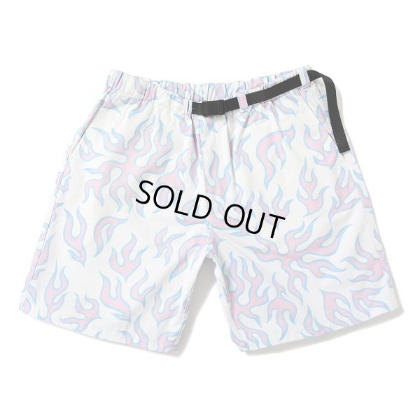 画像1: CHALLENGER/FIRE SHORTS（LT PINK/WHITE）［ファイヤーショーツ-25春夏］