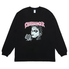 画像1: CHALLENGER/L/S PUNK GIRL TEE（BLACK）［プリント長袖T-25春夏］ (1)