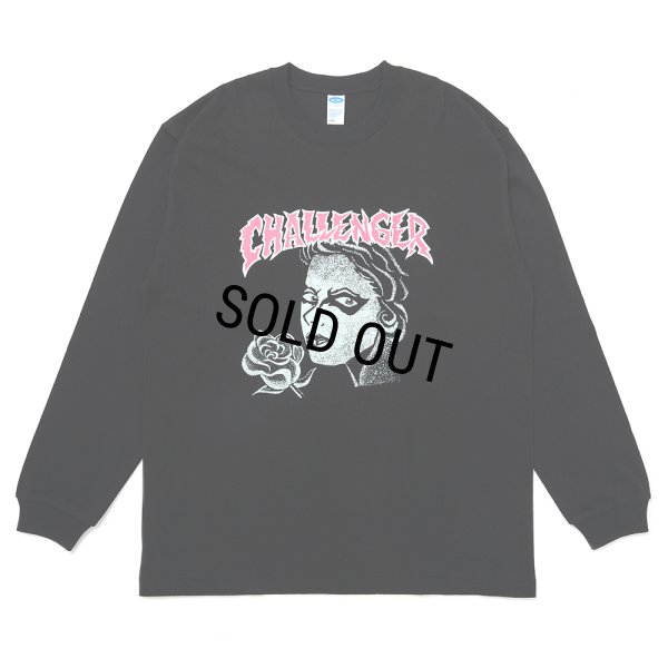 画像1: CHALLENGER/L/S PUNK GIRL TEE（BLACK）［プリント長袖T-25春夏］