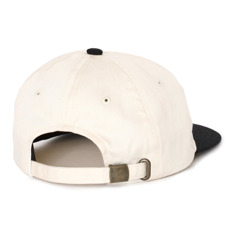 画像2: CHALLENGER/CLASSIC TWILL CAP（WHITE/BLACK）［クラシックツイルキャップ-25春夏］