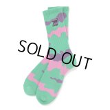 CHALLENGER/CAMO SOCKS（MINT CAMO）［カモソックス-25春夏］