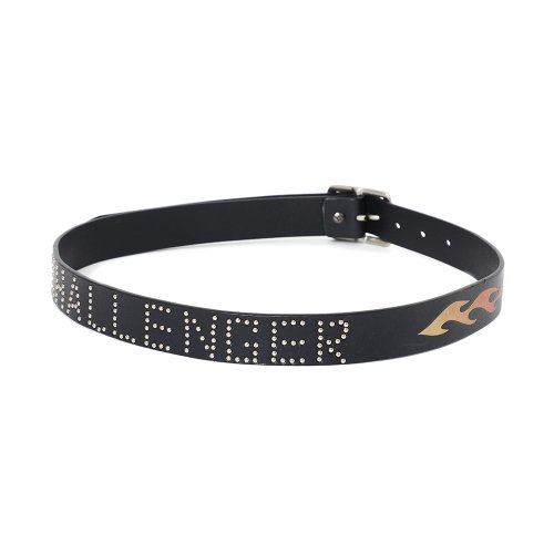 他の写真2: CHALLENGER/FIRE LEATHER BELT（BLACK）［ファイヤーレザーベルト-25春夏］
