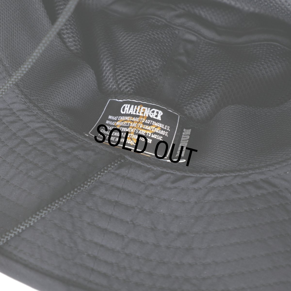 画像6: CHALLENGER/BEACH HAT（BLACK）［ビーチハット-25春夏］ (6)