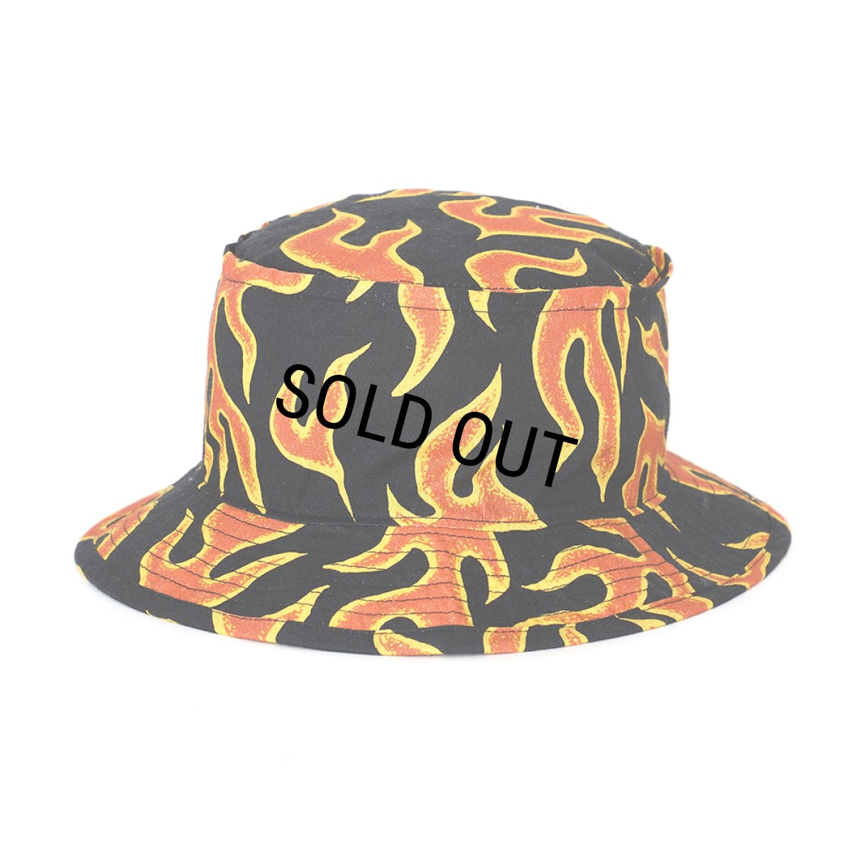 画像1: CHALLENGER/FIRE HAT（ORANGE/BLACK）［ファイヤーハット-25春夏］ (1)