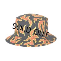 CHALLENGER/FIRE HAT（ORANGE/BLACK）［ファイヤーハット-25春夏］