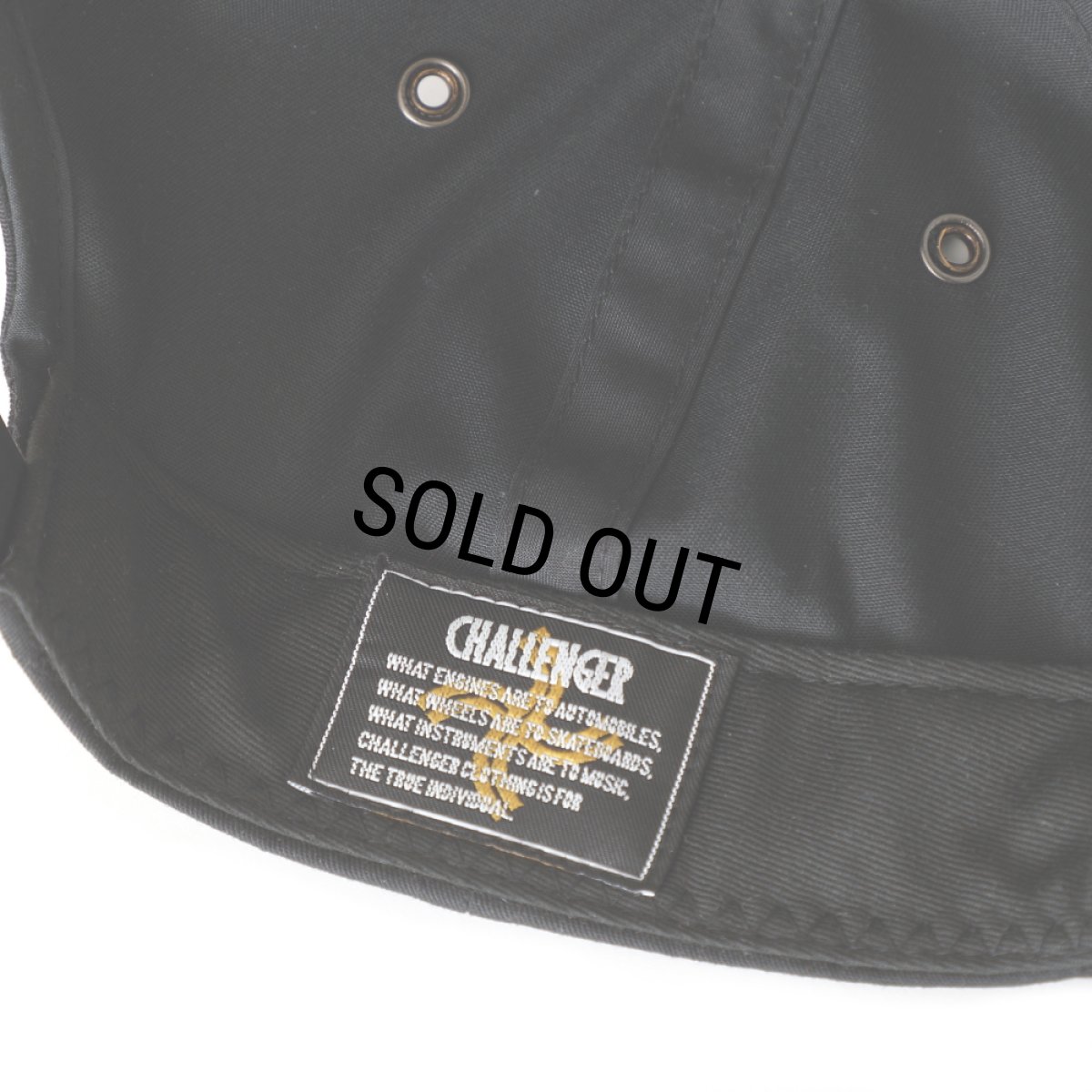 画像5: CHALLENGER/RACING CAP（BLACK）［レーシングキャップ-25春夏］ (5)