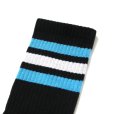 画像2: CHALLENGER/LINE SOCKS（BLACK）［ラインソックス-25春夏］ (2)