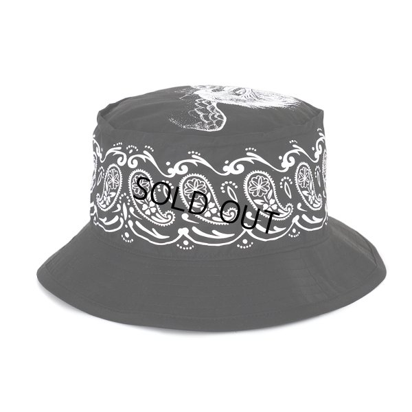 画像1: CHALLENGER/BANDANA HAT（BLACK）［バンダナハット-25春夏］