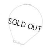 CHALLENGER/LOGO NECKLACE（SILVER）［ロゴネックレス-25春夏］