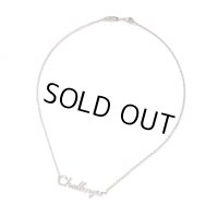 CHALLENGER/LOGO NECKLACE（SILVER）［ロゴネックレス-25春夏］