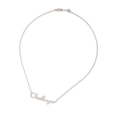 画像1: CHALLENGER/LOGO NECKLACE（SILVER）［ロゴネックレス-25春夏］ (1)