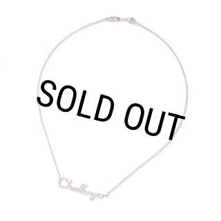 CHALLENGER/LOGO NECKLACE（SILVER）［ロゴネックレス-25春夏］ - JONAS