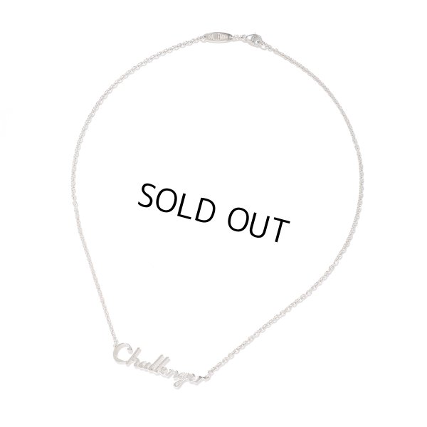 画像1: CHALLENGER/LOGO NECKLACE（SILVER）［ロゴネックレス-25春夏］