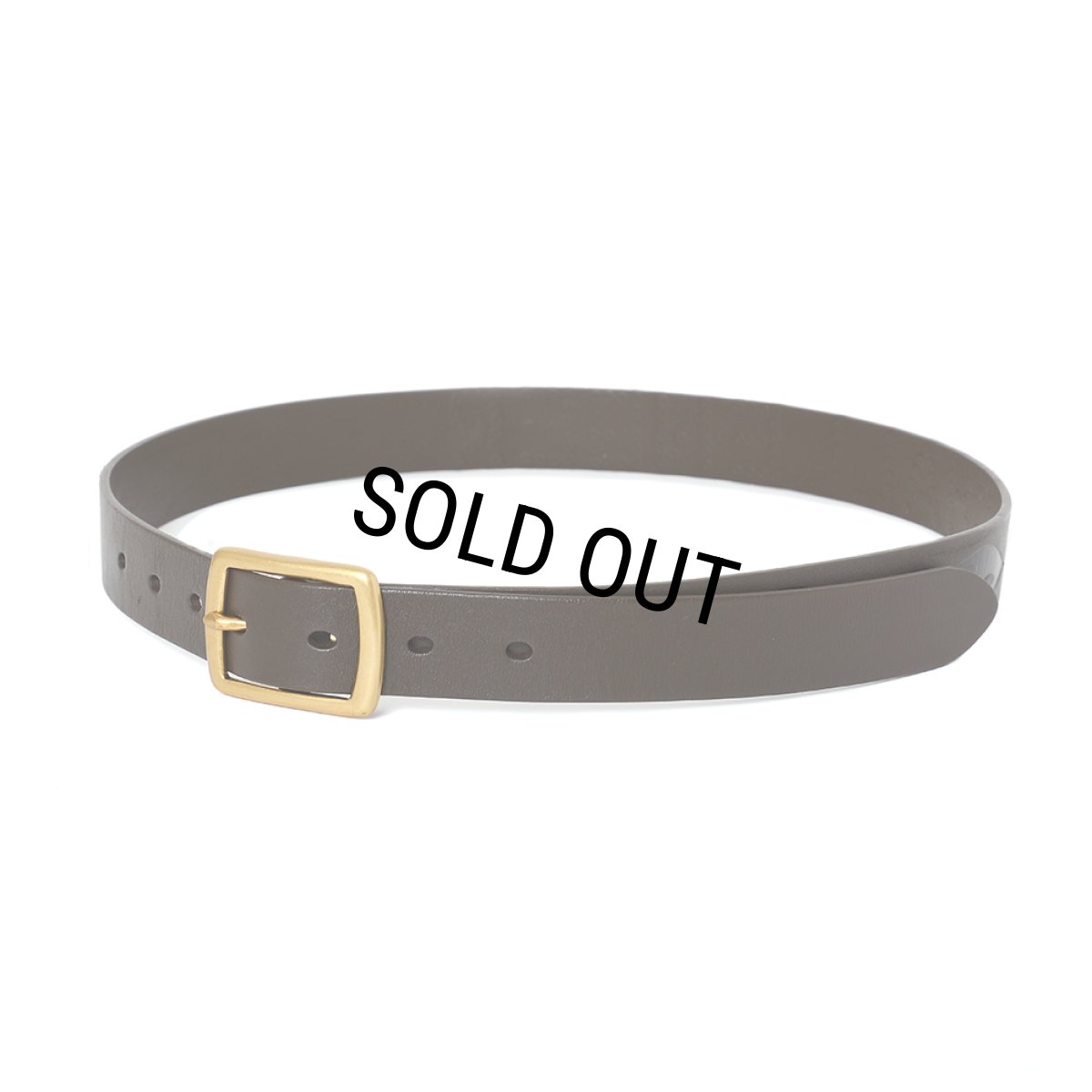 画像2: CHALLENGER/FIRE LEATHER BELT（BROWN）［ファイヤーレザーベルト-25春夏］ (2)